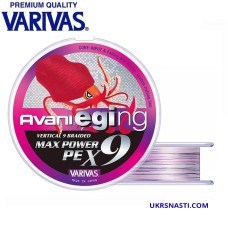 Шнур Varivas Avani Eging Max Power PE X9 размотка 150м разноцветный